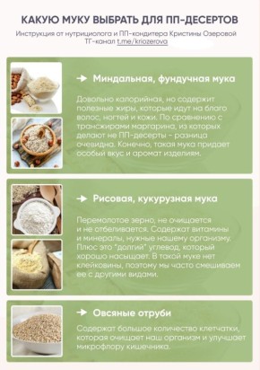 Как альтернативные виды муки преобразуют десерты в шедевры