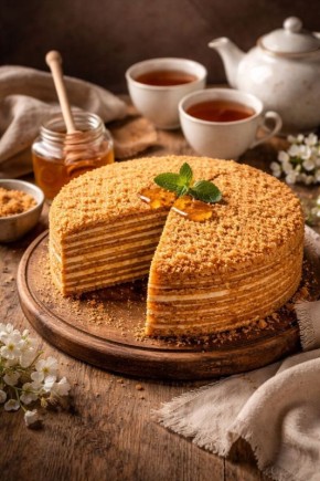 Почему медовик становится сухим и как испечь идеальный торт