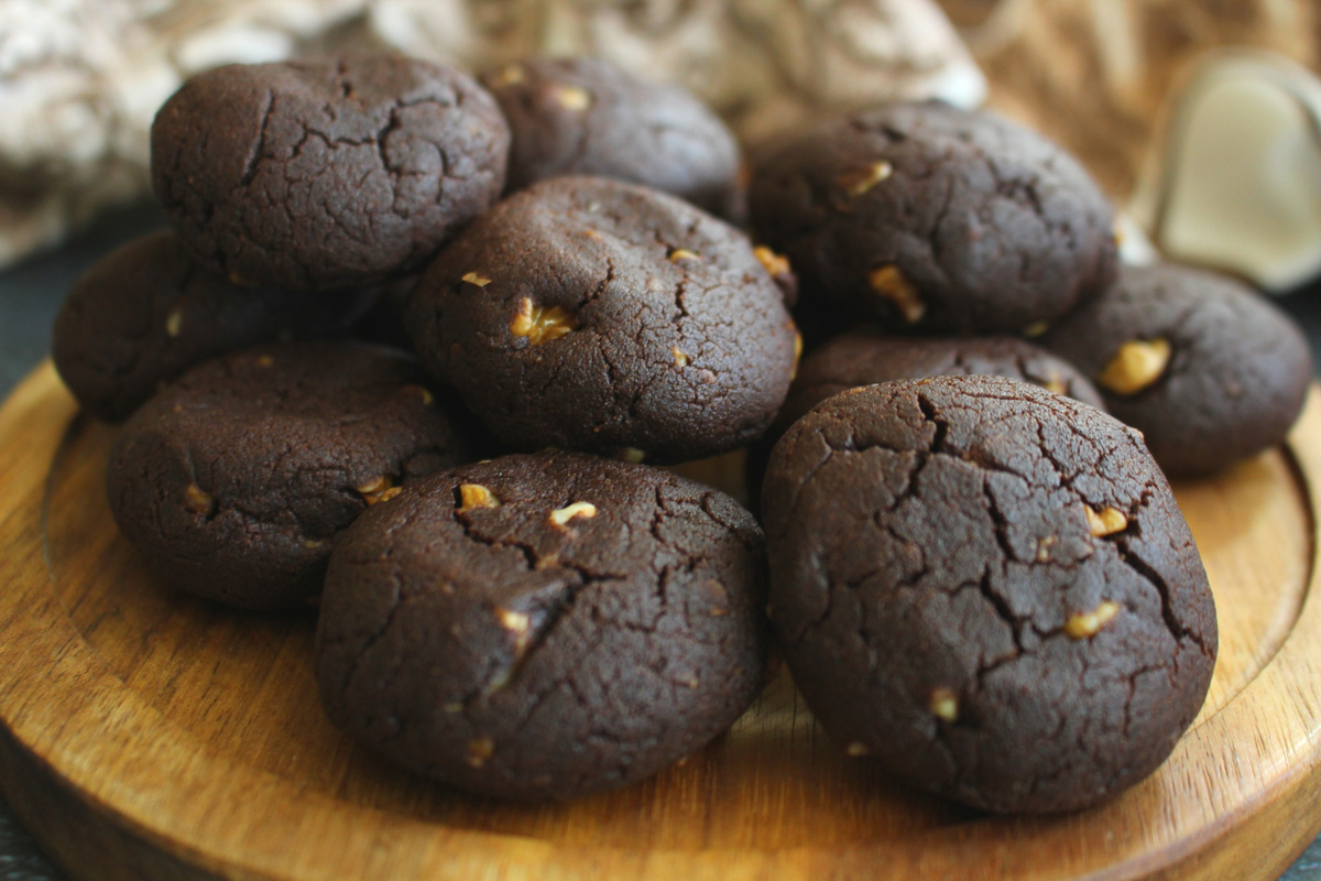 Шоколадное печенье из гречневой муки за рекордные 15 минут