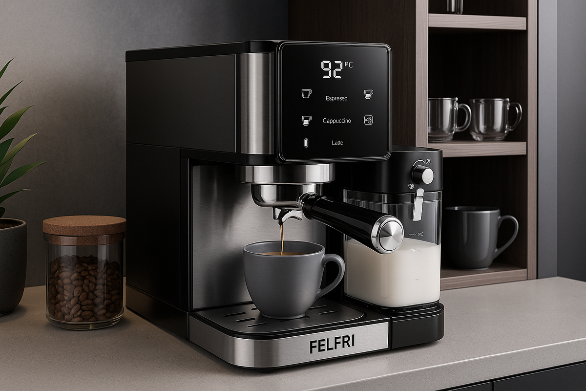Как выбрать идеальную кофемашину: 4 ключевые функции для домашнего бариста