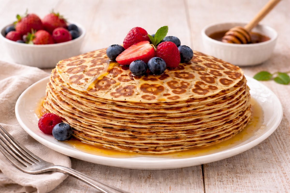 Леопардовые блины: Как сделать оригинальные лакомства для Масленицы