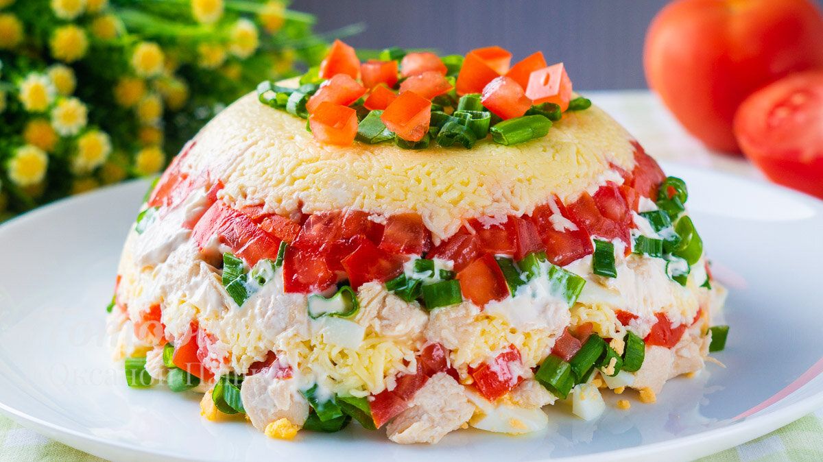 Салат Минутка с Помидорами: быстрое и вкусное решение для встречи с друзьями