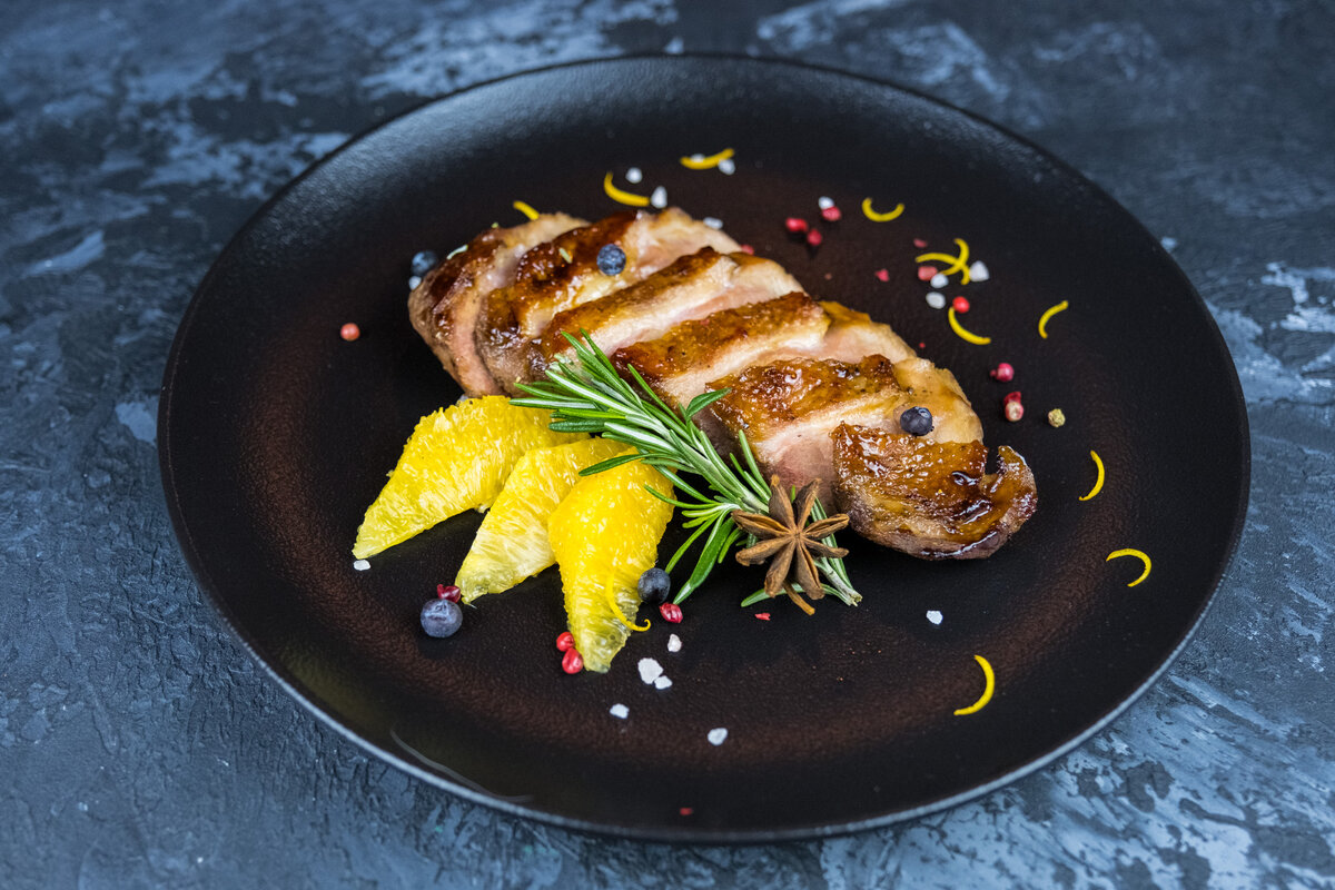 Кулинарный шедевр: утиная грудка с апельсиновым бальзамиком