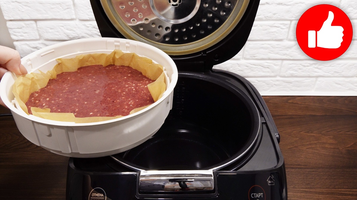 Запеканка из печени и риса в мультиварке