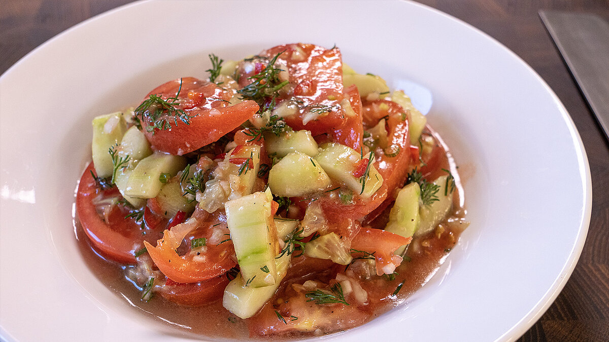 Вкусный салат из простых овощей: постный рецепт для истинных гурманов