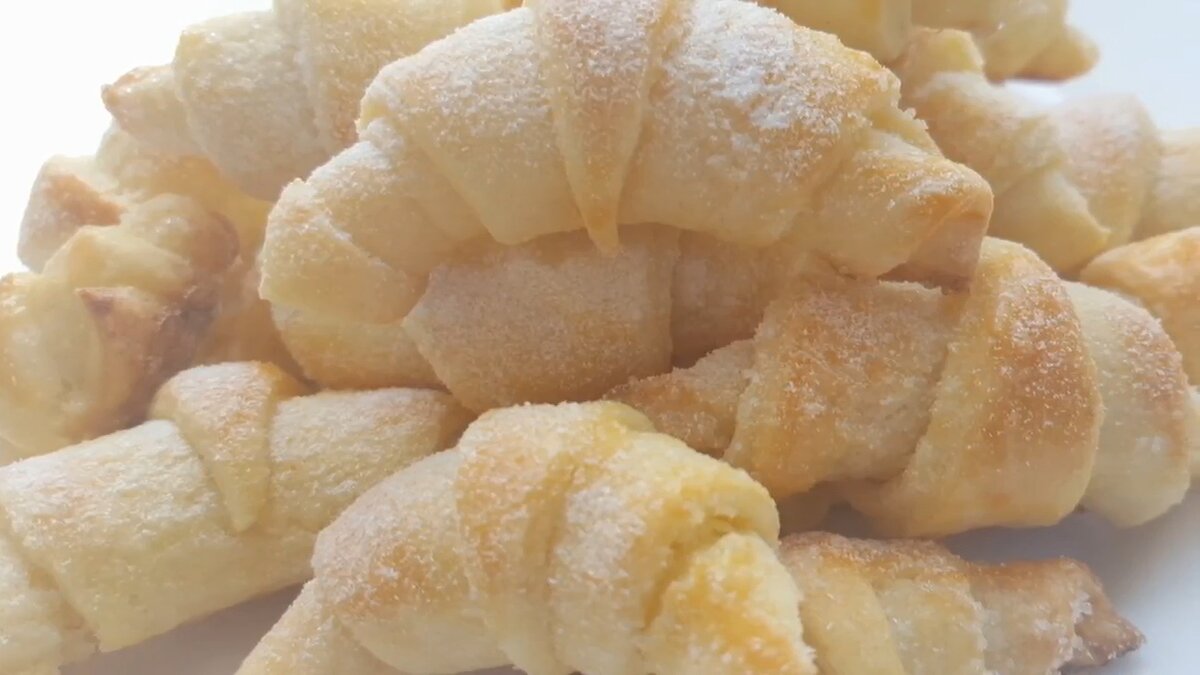 Творожные рогалики: Удобный перекус для всей семьи