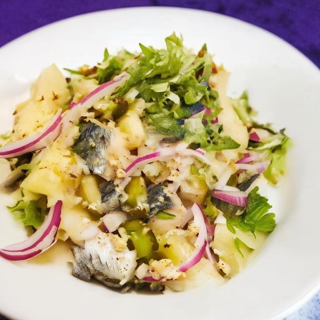 Настоящий русский салат для празднования Старого Нового года