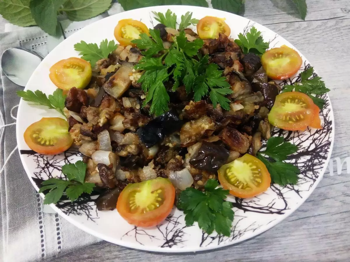 Невероятно вкусные жареные баклажаны с луком, как грибы