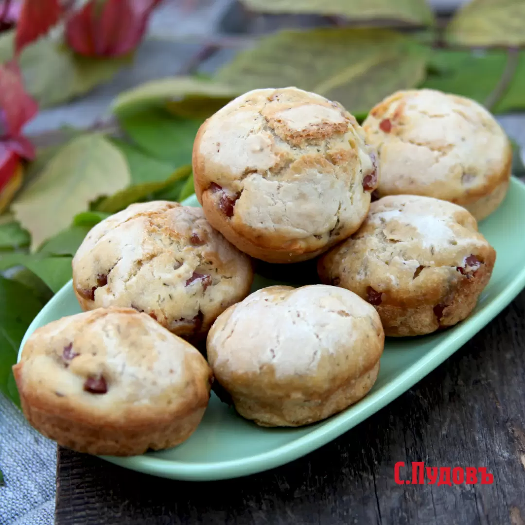 Непревзойденные кексы с ветчиной: легко и вкусно