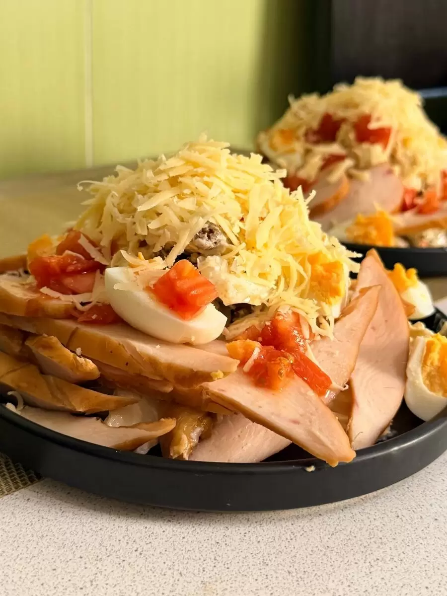 Как легко приготовить ПП салат а ля Цезарь с 48 граммами белка на порцию