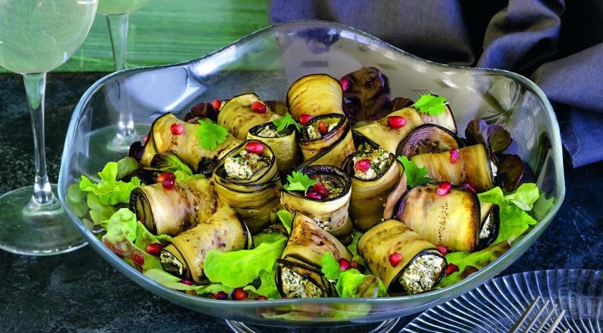 Необычные рулетики из баклажанов, которые удивят вас