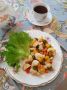 Сочная курица с цветной капустой и перцами